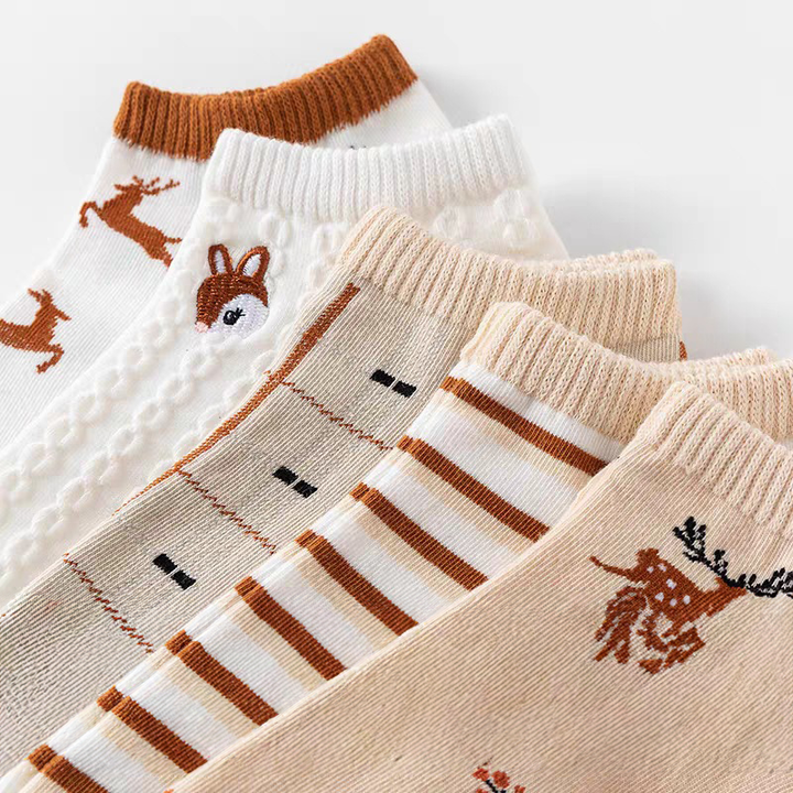 Woodland Knit Ankle Socks