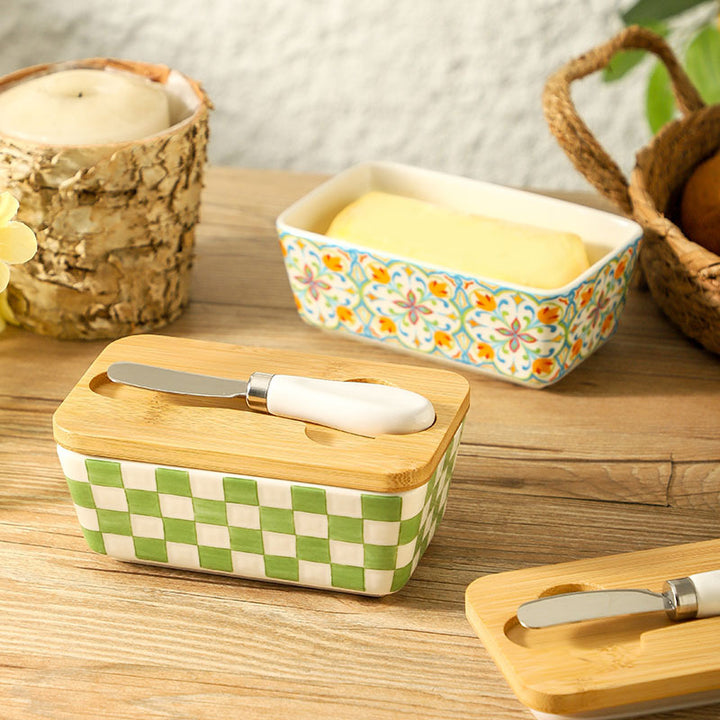 Porto Ceramic Butter Dish