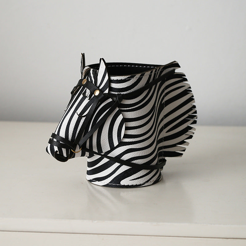 Zuri Zebra Desk Organizer