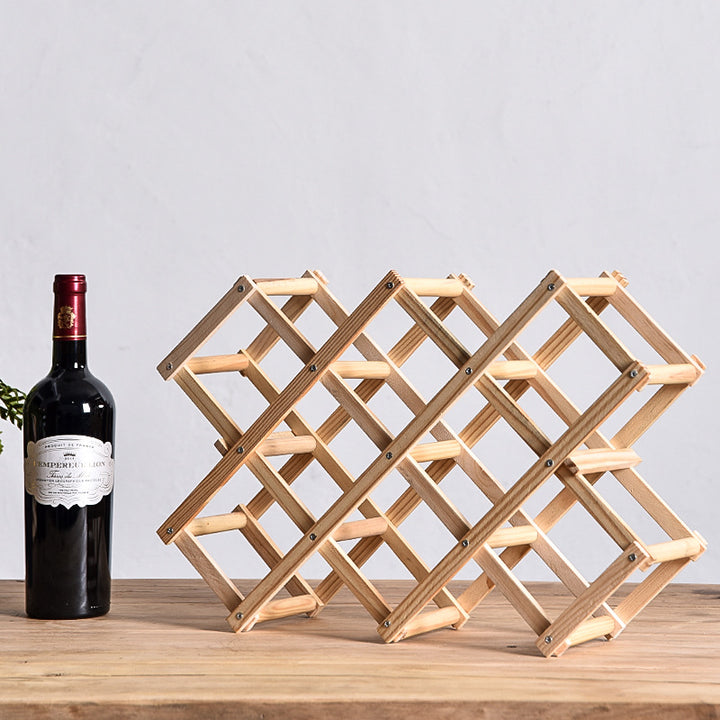 Somley Foldable Wine Rack