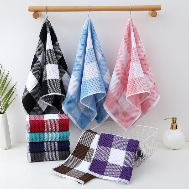 Easton Waffle Grid Towels