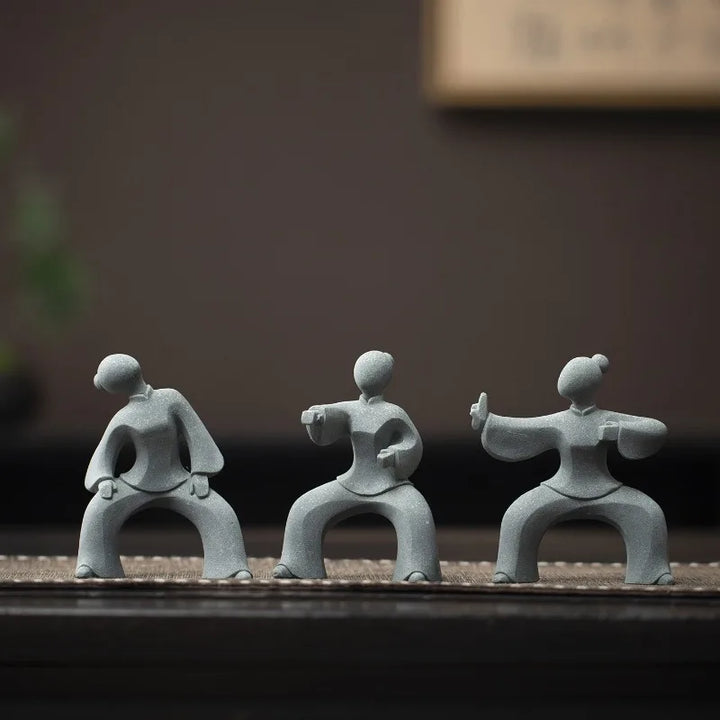 Taiji Flow Stone Figurines