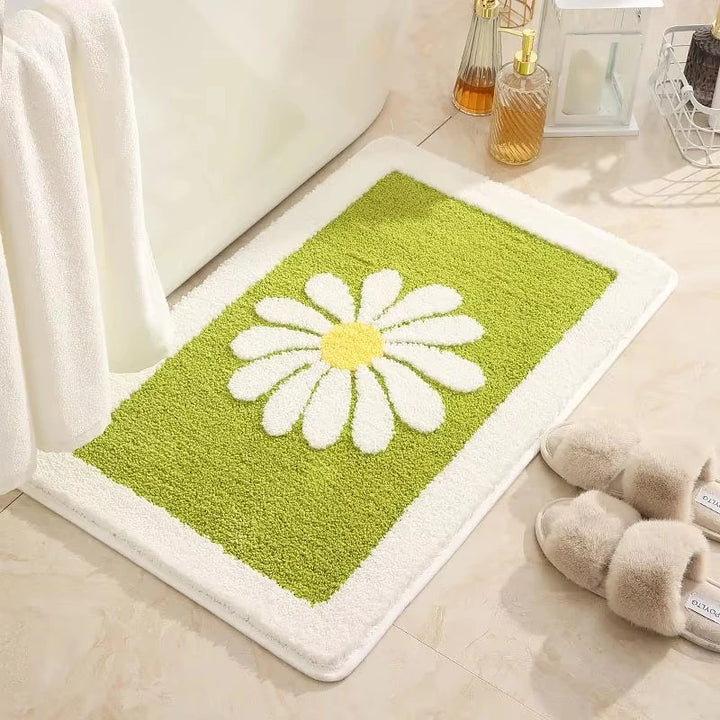 Dahlia Plush Bath Mat