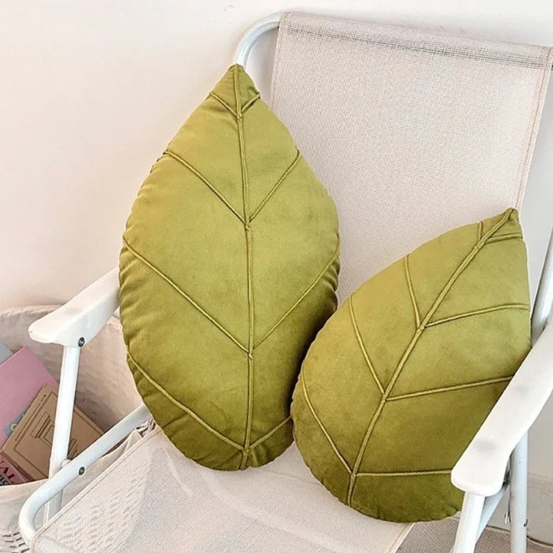 Verdana Leaf Throw Pillow