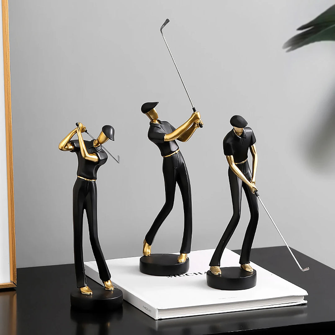 The Golden Stroke Figurines