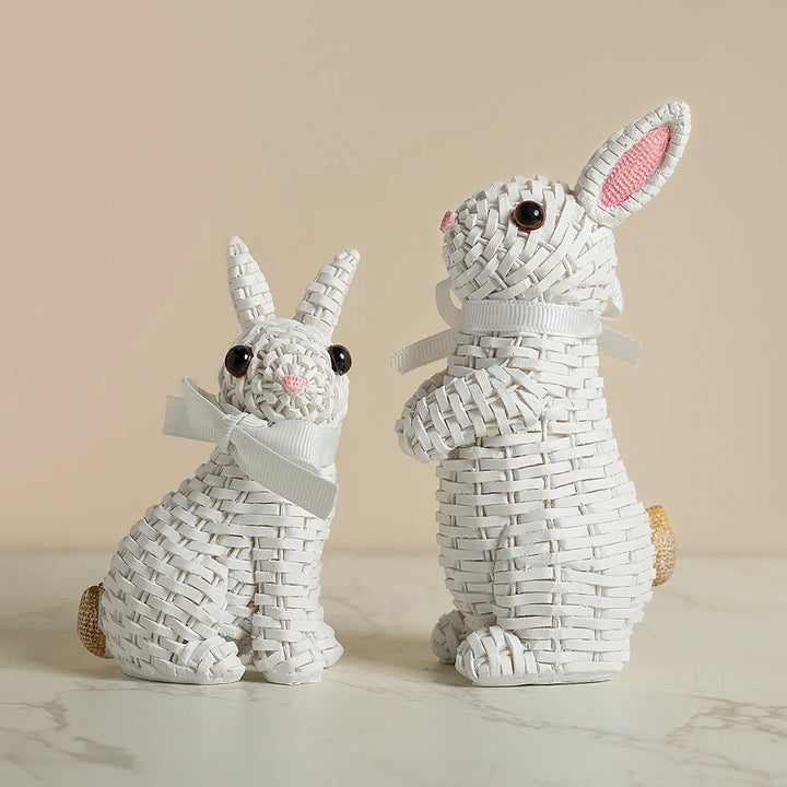 Maris Rustic Wicker Rabbits