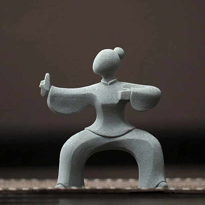 Taiji Flow Stone Figurines