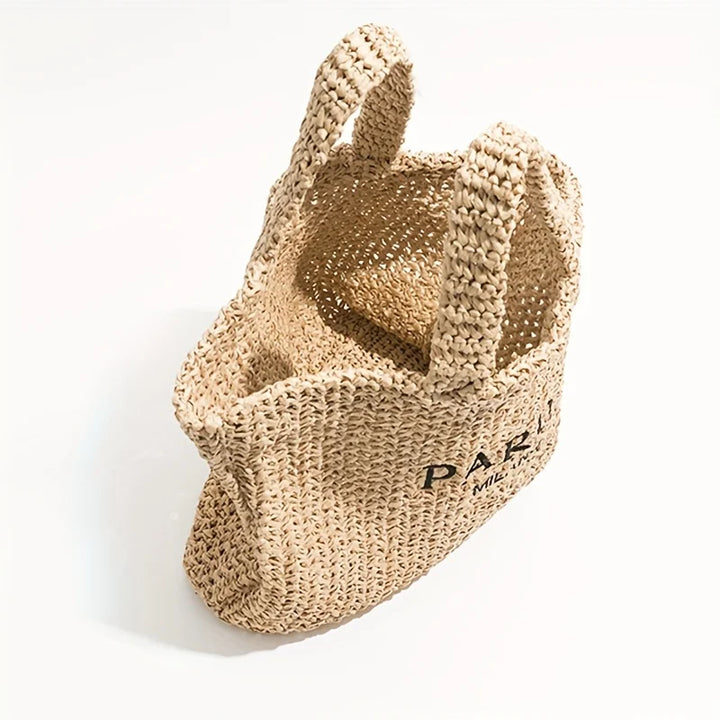 Paris Milano Woven Tote Bag