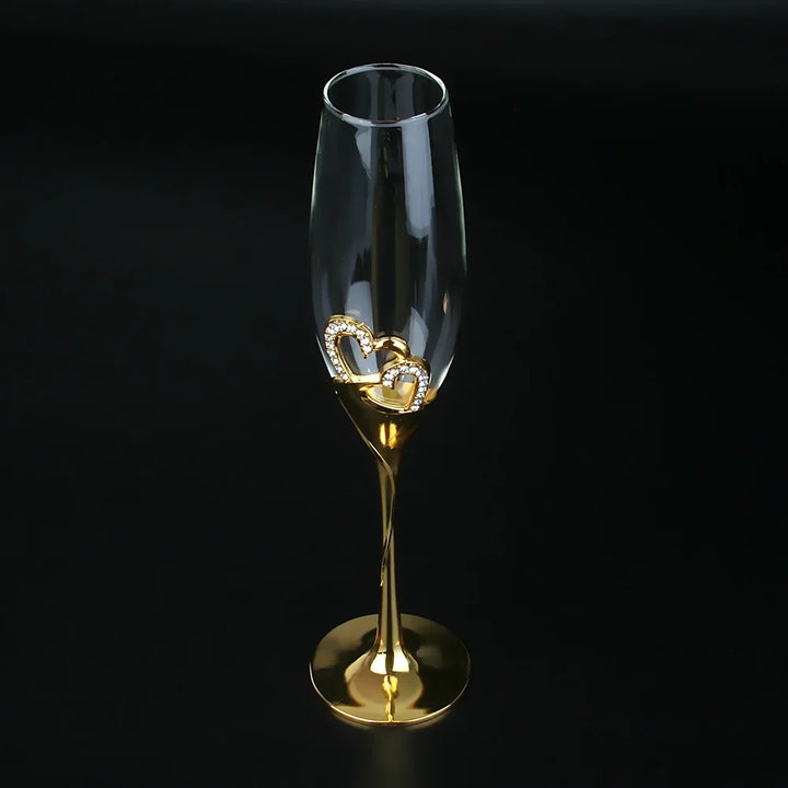 Amour Gold Heart Flutes