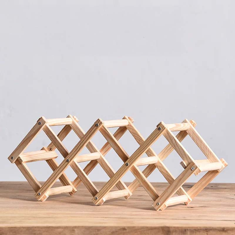 Somley Foldable Wine Rack