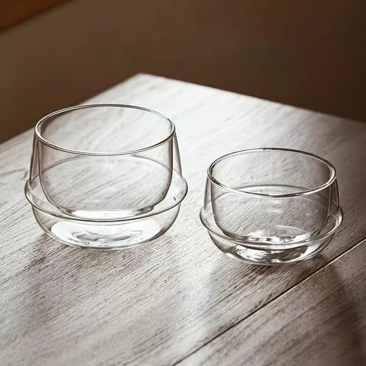 Lysa Double Wall Glass Bowl
