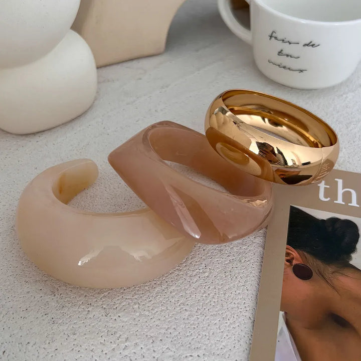 Nooré Sculpted Curve Bangles