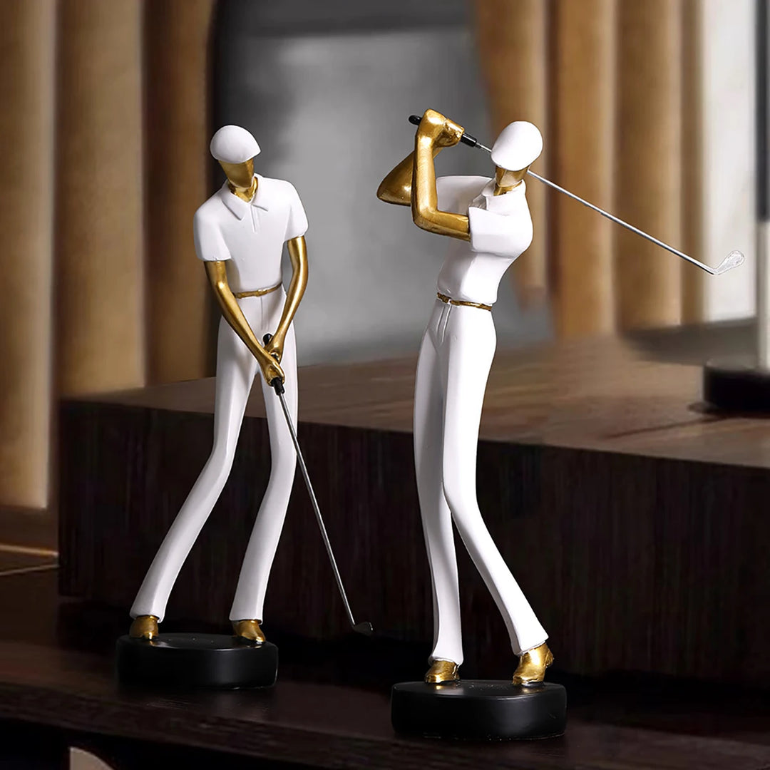 The Golden Stroke Figurines