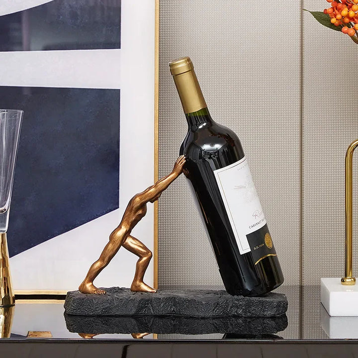 Atlas Bronze Wine Holder