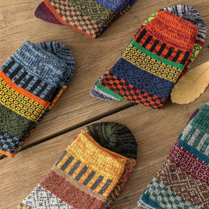 Men's Ethnic Crew Socks