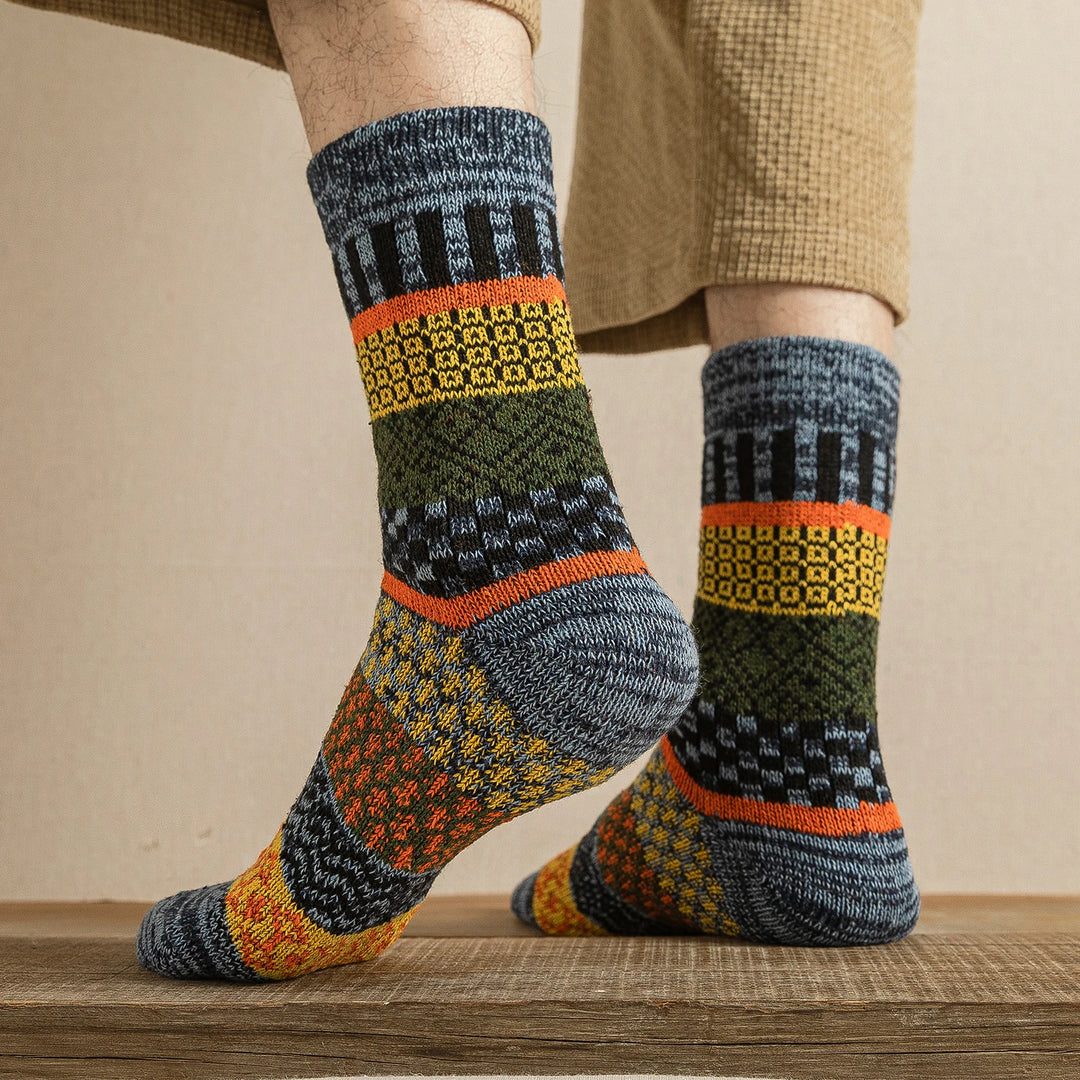 Men's Ethnic Crew Socks