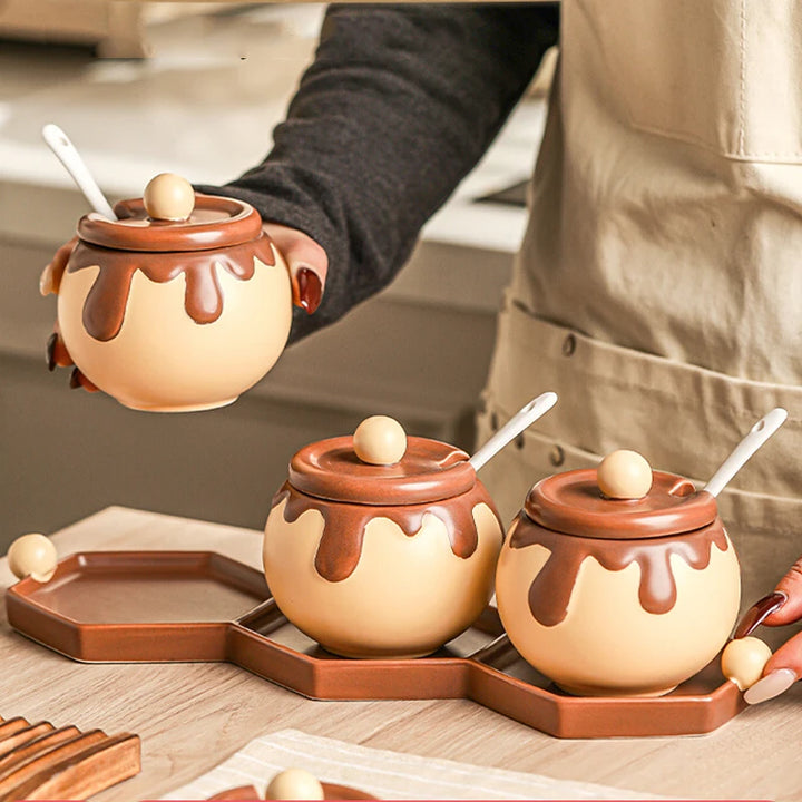 Choco Melt Ceramic Pot