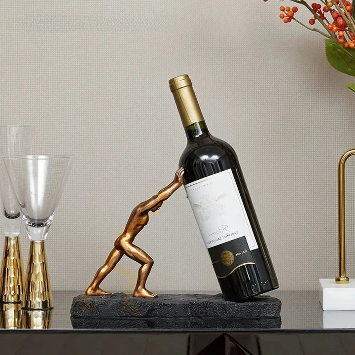 Atlas Bronze Wine Holder