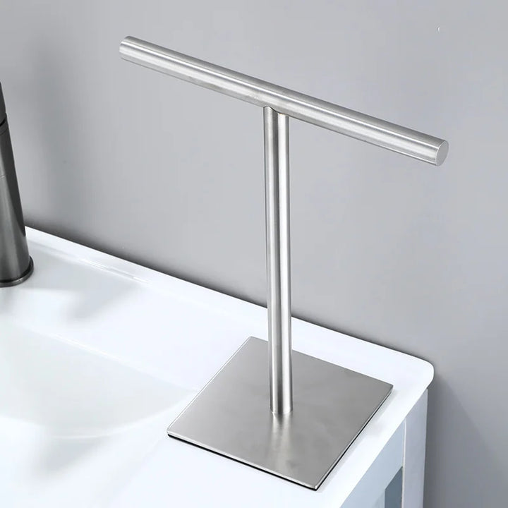 Linden Brass Towel Stand