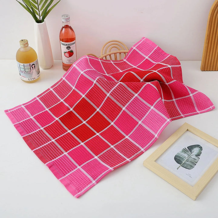 Brighton Waffle Grid Towels