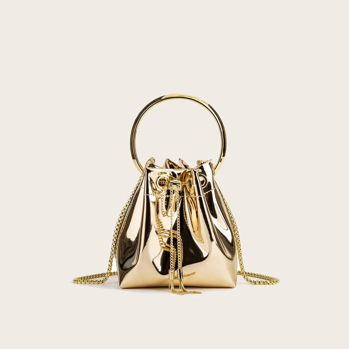 Oura Metallic Bucket Bag