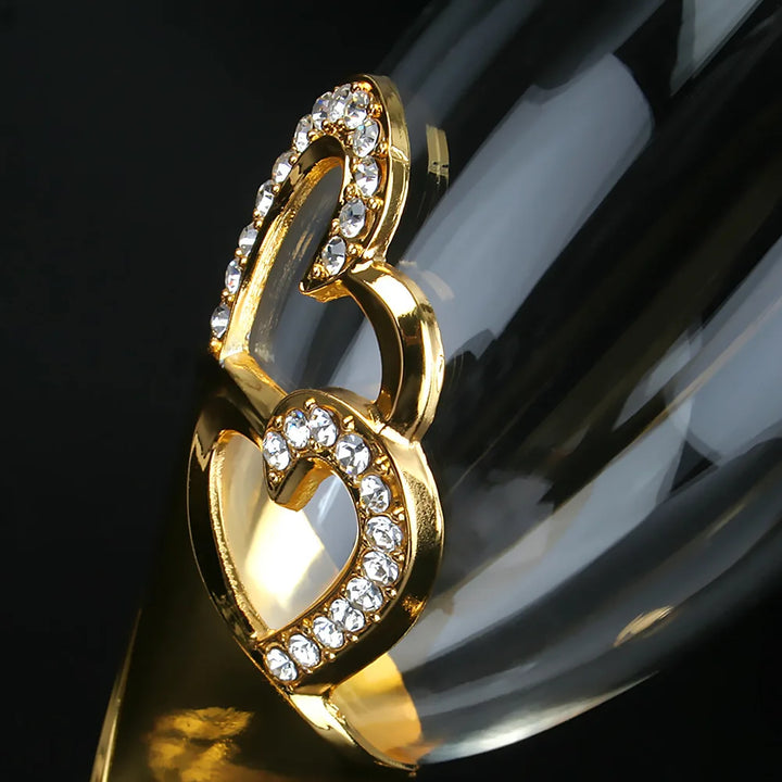 Amour Gold Heart Flutes