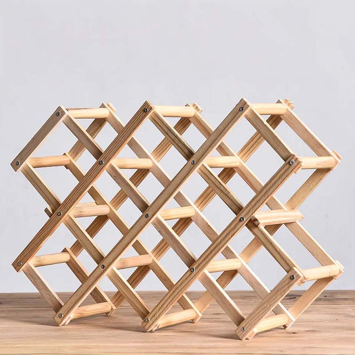 Somley Foldable Wine Rack
