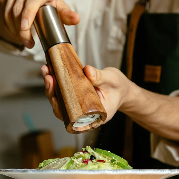 Acacia Salt and Pepper Mills