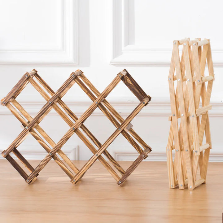 Somley Foldable Wine Rack