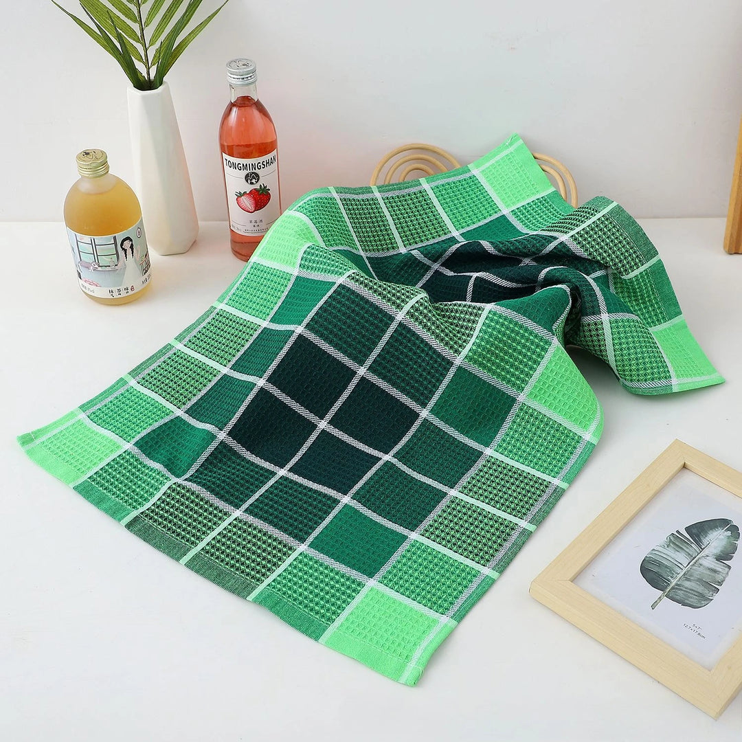 Brighton Waffle Grid Towels
