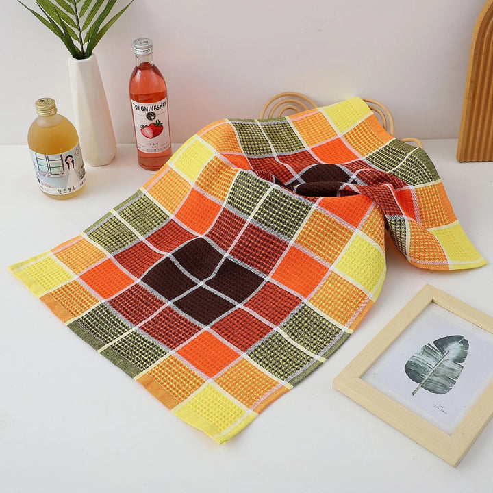 Brighton Waffle Grid Towels