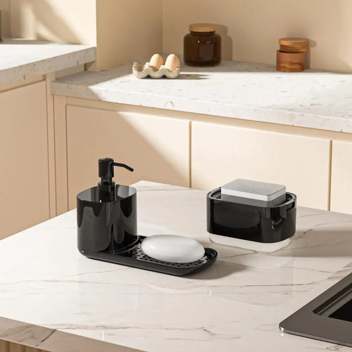 Noma 3-in-1 Soap Dispenser Set