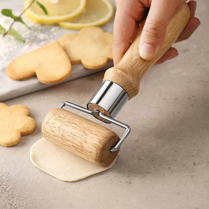 Natural Wood Rolling Pin Set