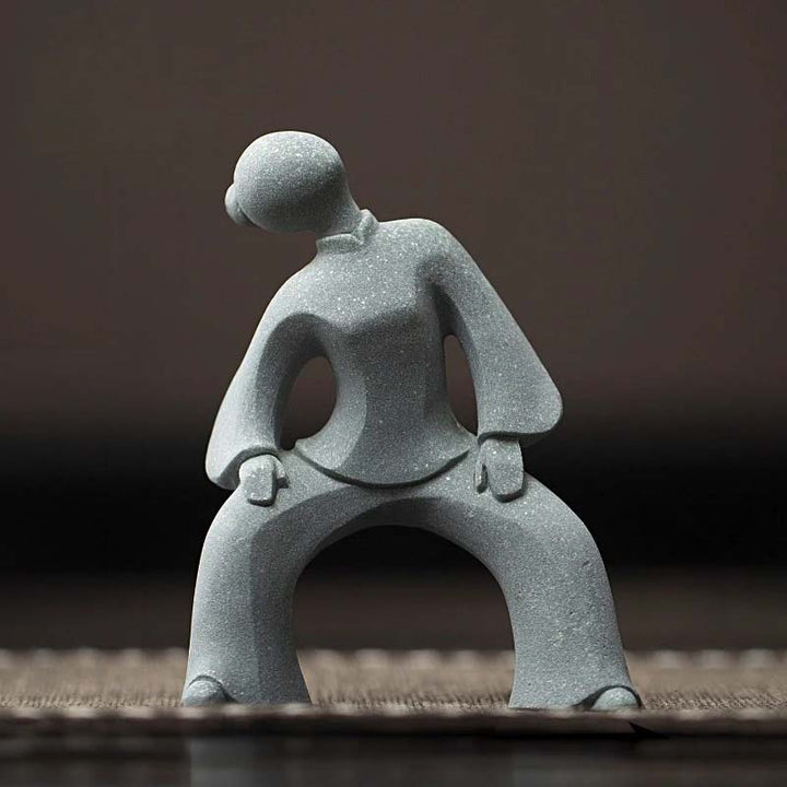 Taiji Flow Stone Figurines