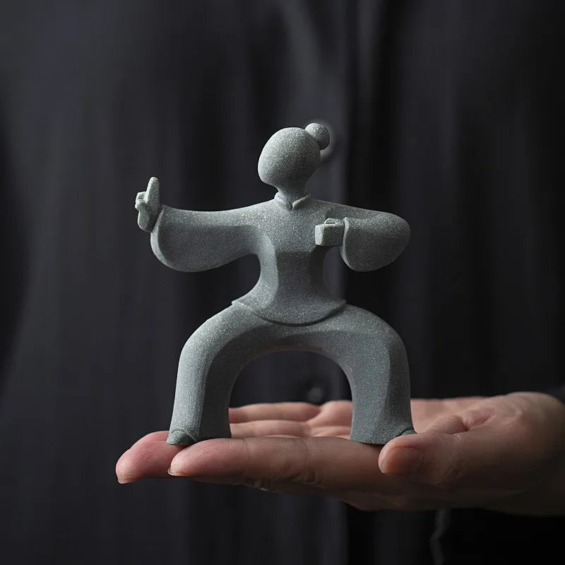 Taiji Flow Stone Figurines