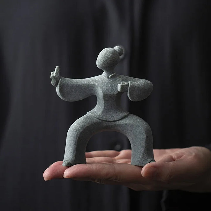 Taiji Flow Stone Figurines