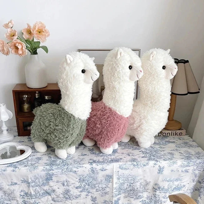 Meadow Plush Alpaca Pillow