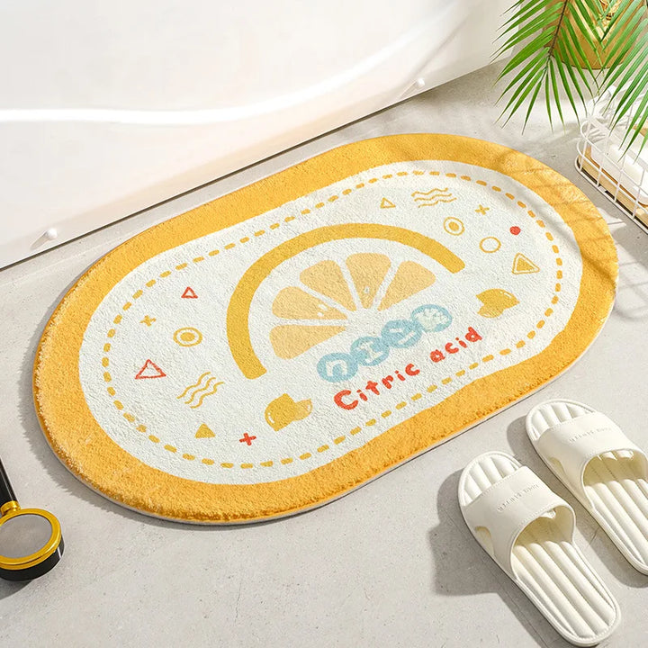 Bloomdale Oval Bath Mat