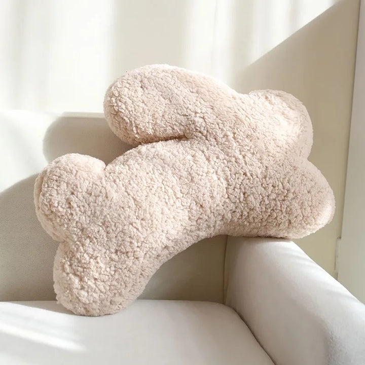 Bouclé Plush Rabbit Pillow