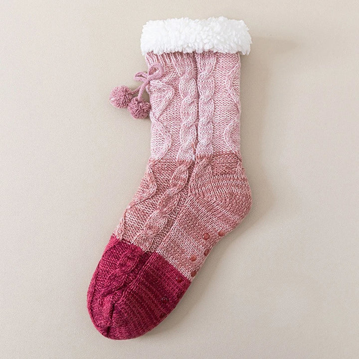 Nordic Knit Cozy Socks