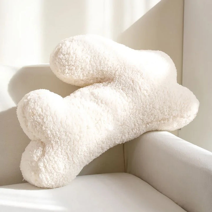 Bouclé Plush Rabbit Pillow