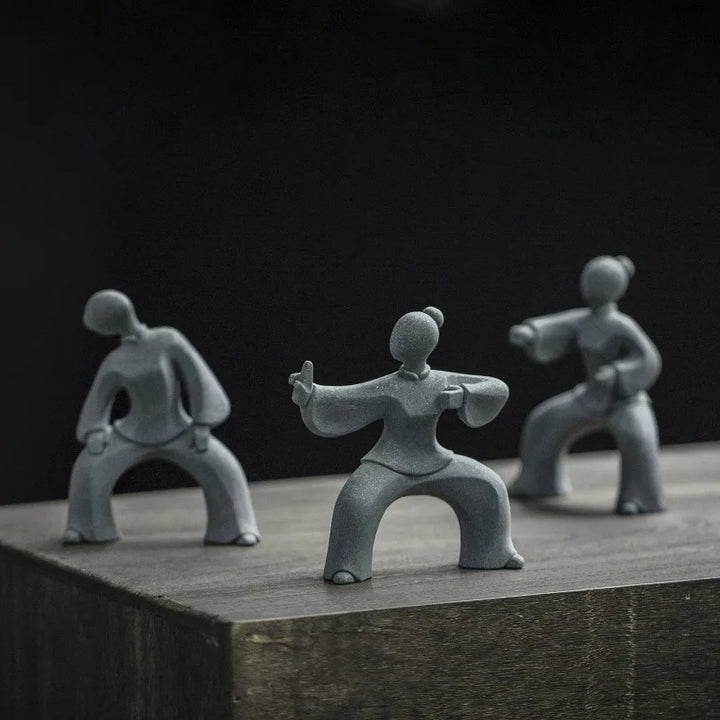 Taiji Flow Stone Figurines
