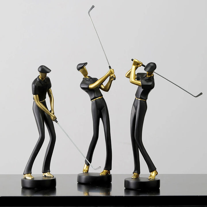 The Golden Stroke Figurines