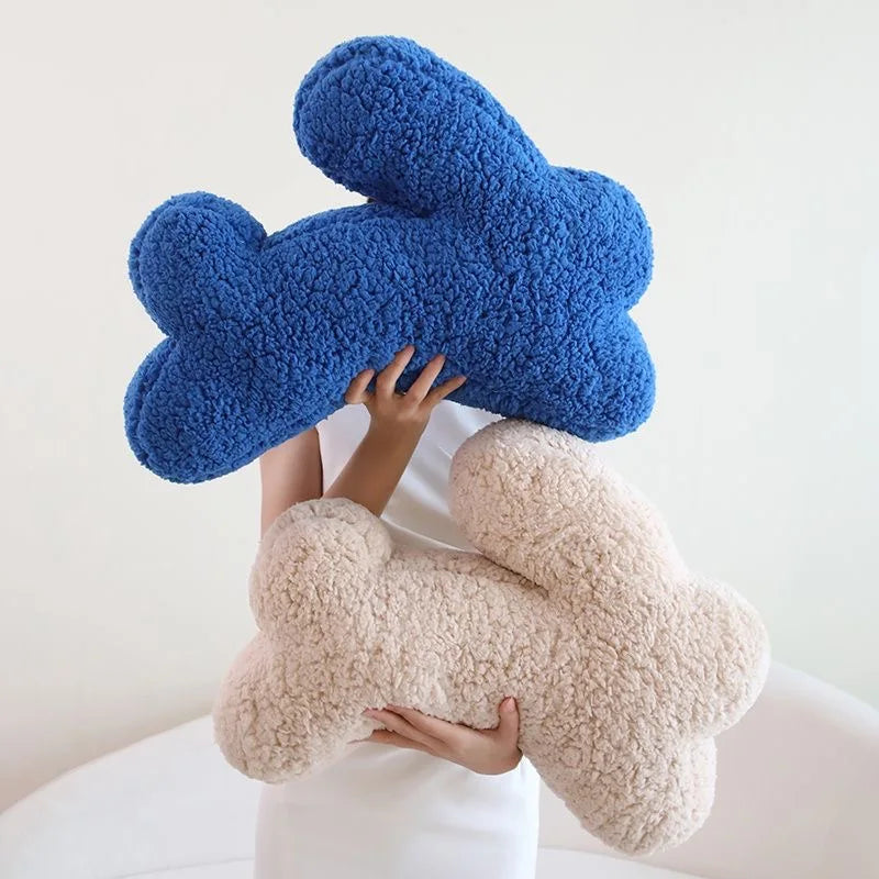 Bouclé Plush Rabbit Pillow