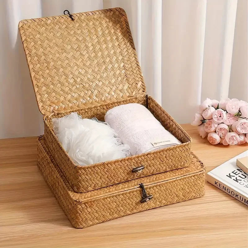 Cestino Rattan Storage Boxes