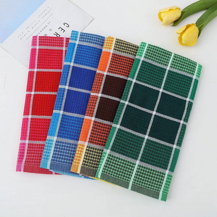 Brighton Waffle Grid Towels