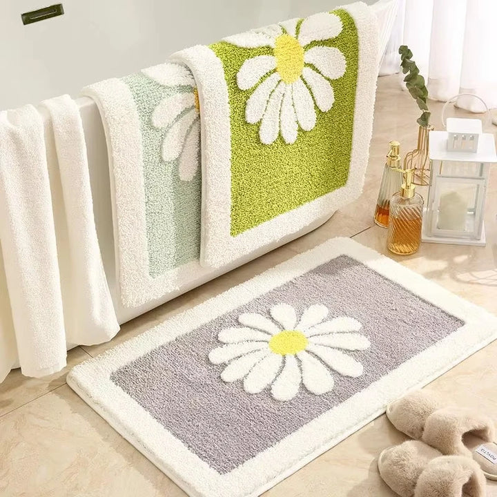 Dahlia Plush Bath Mat