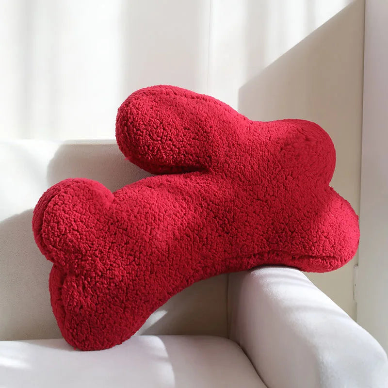 Bouclé Plush Rabbit Pillow