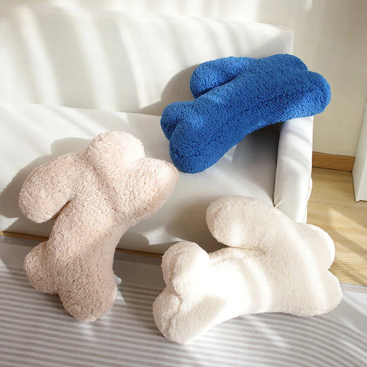 Bouclé Plush Rabbit Pillow