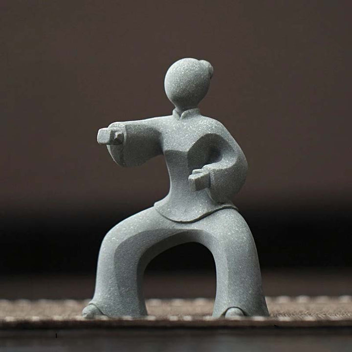 Taiji Flow Stone Figurines